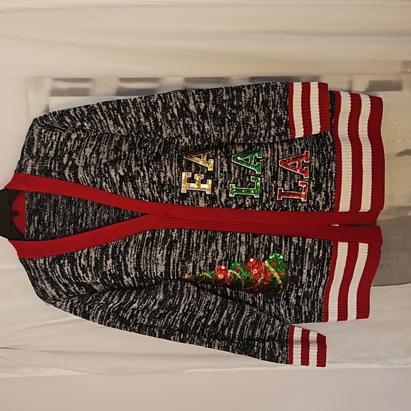 George Sweaters - ☆GEORGE XMAS SWEATER SIZE 2x black , red , white